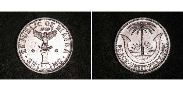1 Shilling 比亚法拉共和国 (1967 - 1970[1]) 铝 